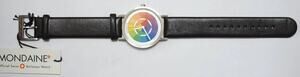 Mondaine Swiss Color Wheel Watch Rainbow Dial New in Box